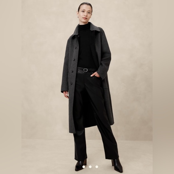 Banana Republic | Bootcut Fit Pleather Pants - Picture 1 of 9